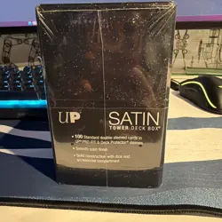 1 Ultra PRO Glitter Black Satin Tower Deck Box - Image 4