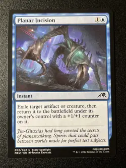 Planar Incision 72/302 MTG NM - Kamigawa: Neon Dynasty - Image 1