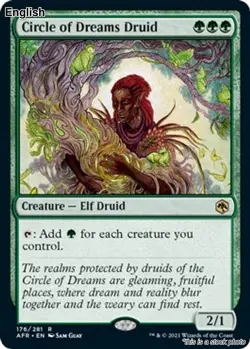 Circle of Dreams Druid EN [AFR - 176] - LP TCG MTG - Image 1