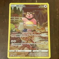 Miltank GG24/GG70 Pokemon Crown Zenith Galarian Gallery Full Art Holo LP - Image 1