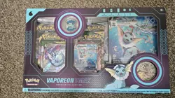 Pokemon TCG Vaporeon VMAX Premium Collection Box Promo Full Art Booster English - Image 1