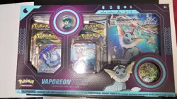 Pokemon TCG Vaporeon VMAX Premium Collection Box Promo Full Art Booster English - Image 1