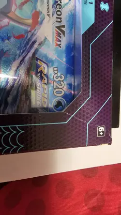 Pokemon TCG Vaporeon VMAX Premium Collection Box Promo Full Art Booster English - Image 2
