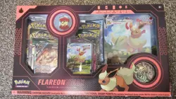 2022 Pokemon TCG Flareon VMAX Premium Collection Box Factory Sealed - Image 1