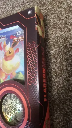 2022 Pokemon TCG Flareon VMAX Premium Collection Box Factory Sealed - Image 4