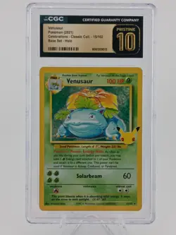 2021 Pokemon Celebrations Venusaur 15/102 CGC Pristine 10 - Image 1