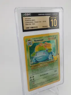 2021 Pokemon Celebrations Venusaur 15/102 CGC Pristine 10 - Image 3
