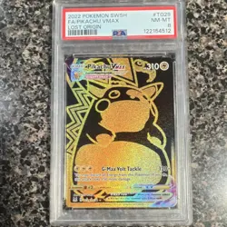 The Pokemon Company Pikachu VMAX TG29/TG30 Lost Origin TG Full Art Holo PSA 8 - Image 1