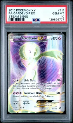 2016 POKEMON STEAM SIEGE GARDEVOIR EX #111 PSA 10 GEM MINT #129856777 - Image 1
