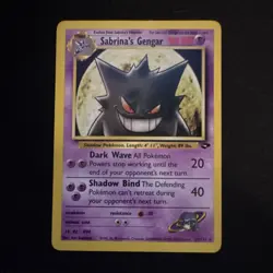 Sabrina's Gengar 29/132 Gym Challenge Rare 90 HP Stage 2 Regular Pokemon TCG - Image 1