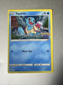 Squirtle SWSH233 Holo Promo Sword & Shield Promo Pokemon Holo Lightly Played - Image 1