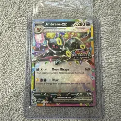 Pokemon Umbreon EX 060/131 Prismatic Evolutions Stamp Promo Sealed - Image 1