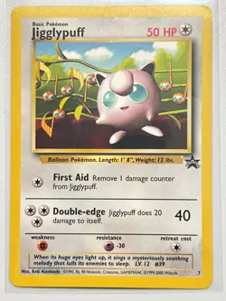 Pokemon Jigglypuff #7 WOTC Black Star Promo - NM - Image 5