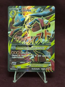 NM/MINT Pokemon TCG M Lucario EX 55/111 Holo from the XY: Furious Fists Set - Image 1