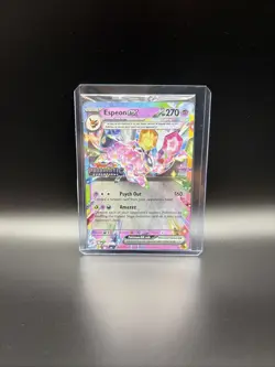 Pokemon TCG Espeon ex 034/131 (Prismatic Evolutions Stamp) Sealed - Image 1