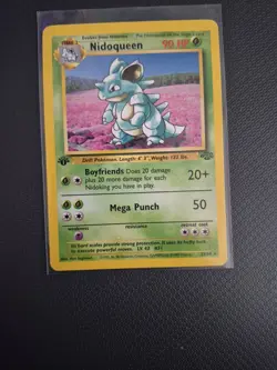 Pokemon TCG Nidoqueen Jungle 23/64 1st Edition Non-Holo Rare Vintage NM WOTC! - Image 1