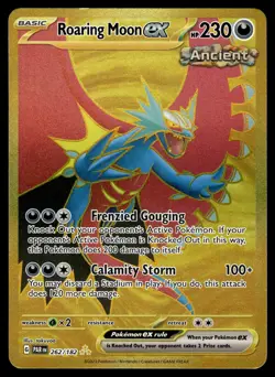 Roaring Moon ex 262/182 Hyper Rare Paradox Rift Pokemon Near Mint - Image 1