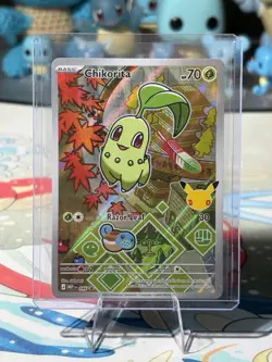 Chikorita 046 Pokemon TCG First Partner Illustration Collection Series 2 NM - Image 1