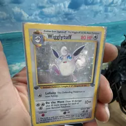 1st addition Wigglytuff Jungle 32/64 Holo Rare 1999 (vintage replica) - Image 1