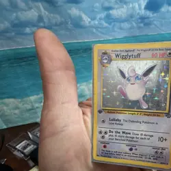 1st addition Wigglytuff Jungle 32/64 Holo Rare 1999 (vintage replica) - Image 3