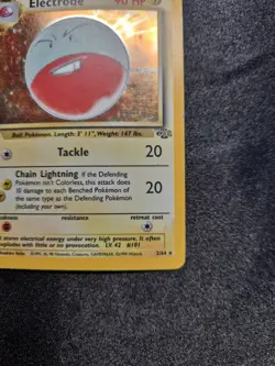 Pokemon TCG Electrode Jungle 2/64 Holo Unlimited Holo Rare - Image 5