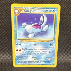 Pokemon TCG Quagsire 45/64 Neo Revelation Uncommon Regular English 70HP 2000 - Image 1