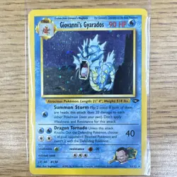Pokemon Giovanni's Gyarados 5/132 Gym Challenge Holo Rare 90 HP 2000 Unlimited - Image 3