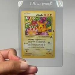 Birthday Pikachu 24 Celebrations Classic Collection Holo Pokemon TCG Near Mint - Image 1