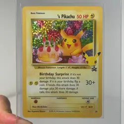 Birthday Pikachu 24 Celebrations Classic Collection Holo Pokemon TCG Near Mint - Image 2