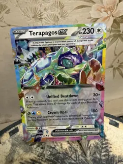 Terapagos EX 92/131 Prismatic Evolutions Pokemon TCG Near Mint Condition - Image 1