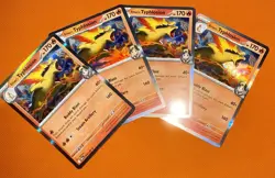 [4x Playset] Ethan's Typhlosion 034/182 SV10: Destined Rivals (DRI) Pokemon TCG - Image 1