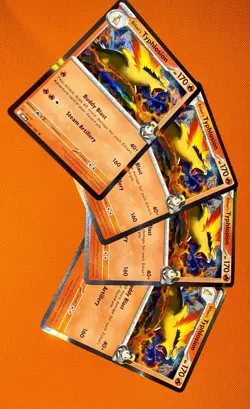 [4x Playset] Ethan's Typhlosion 034/182 SV10: Destined Rivals (DRI) Pokemon TCG - Image 2