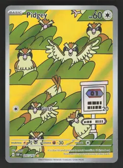 Pidgey 207/197 Pokemon TCG SV03: Obsidian Flames NM - Image 1