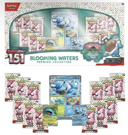 Pokemon TCG Scarlet & Violet 151 Blooming Waters Premium Collection Box Set NEW - Image 1