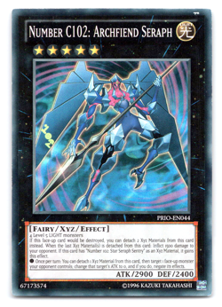 LP Number C102: Archfiend Seraph - PRIO-EN044 - Super Rare - Yugioh - Image 1