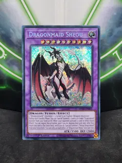 Yugioh Dragonmaid Sheou MP21-EN065 Prismatic Secret Rare 1st Edition NM - Image 1