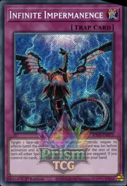 1st ed Infinite Impermanence super rare RA01-EN075 Yugioh - Image 1