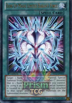 1st ed Rank-Up-Magic Limited Barian's Force ultra rare YS13-ENV02 Yugioh - Image 1