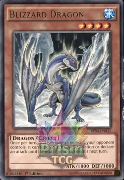1st ed Blizzard Dragon rare BP03-EN031 Yugioh - Image 1