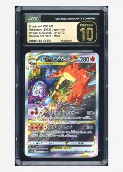 2022 POKEMON JPN SWSH VSTAR UNIVERSE FULL ART/CHARIZARD VSTAR CGC 10 PRISTINE - Image 1