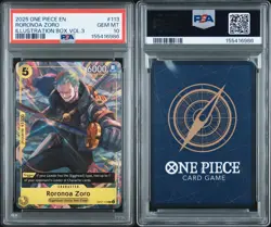 Roronoa Zoro (Illustration Box Vol.3) OP07-113 One Piece Promotion Cards PSA 10 - Image 3
