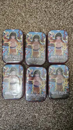 Op10 Sealed One Piece Tcg Tin Set Monkey.D.Luffy (Lot Of 6) - Image 1