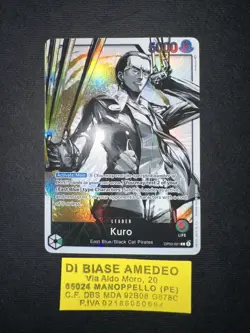 BANDAI KURO LEADER 0P03-021 L One Piece TGC PILLARS OF STRENGTH ENGLISH NM/MINT! - Image 2