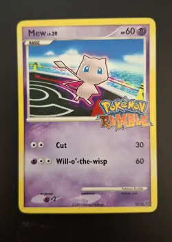 Mew 10/16 Holo Pokemon Rumble Pokemon Card - Image 1