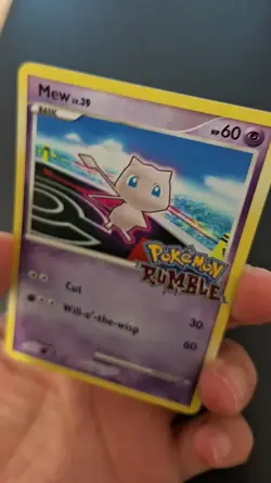 Mew 10/16 Holo Pokemon Rumble Pokemon Card - Image 2