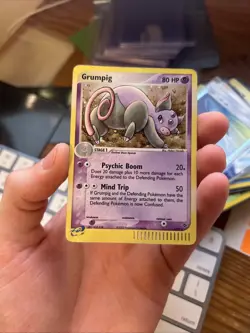 Pokemon TCG Grumpig EX Dragon Holo Card 6/97 Rare - Image 3