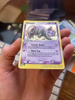 Pokemon TCG Grumpig EX Dragon Holo Card 6/97 Rare - Image 4