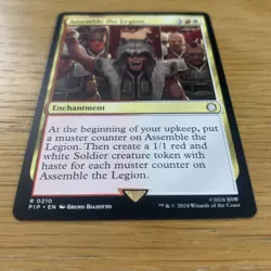 MTG Assemble the Legion [Fallout, Near Mint] Rare Magic The Gathering Card - Image 3