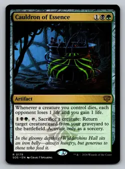 Cauldron of Essence 179 Rare Secrets of Strixhaven Magic: The Gathering NM - Image 1