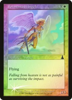 Urza's Destiny MTG FOIL Tormented Angel Magic - Image 1